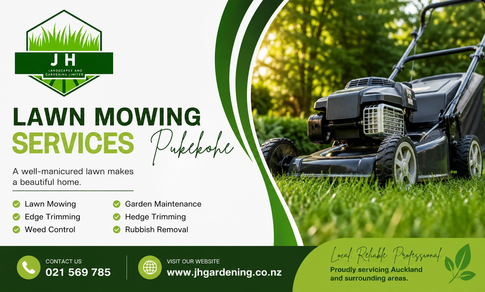 lawn mowing services pukekohe